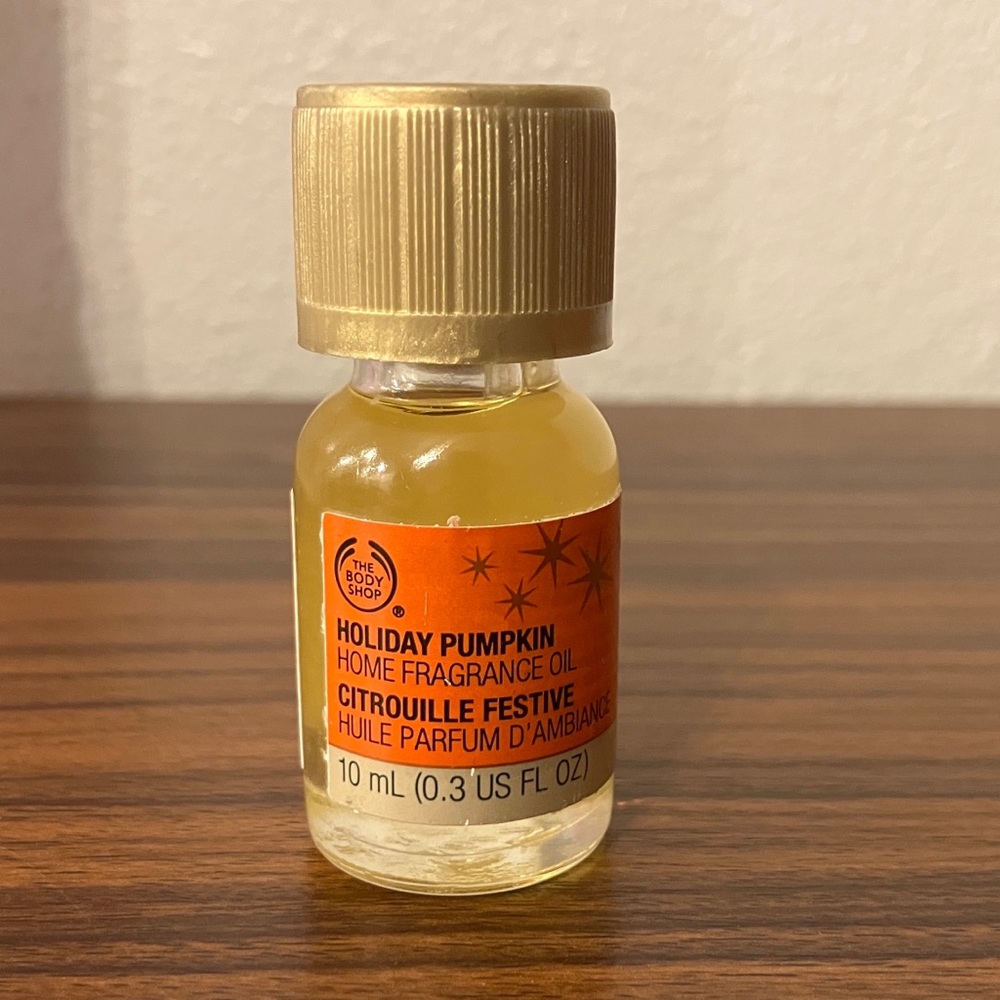 The Body Shop Holiday Pumpkin Home Fragrance Oil Rare Discontinued